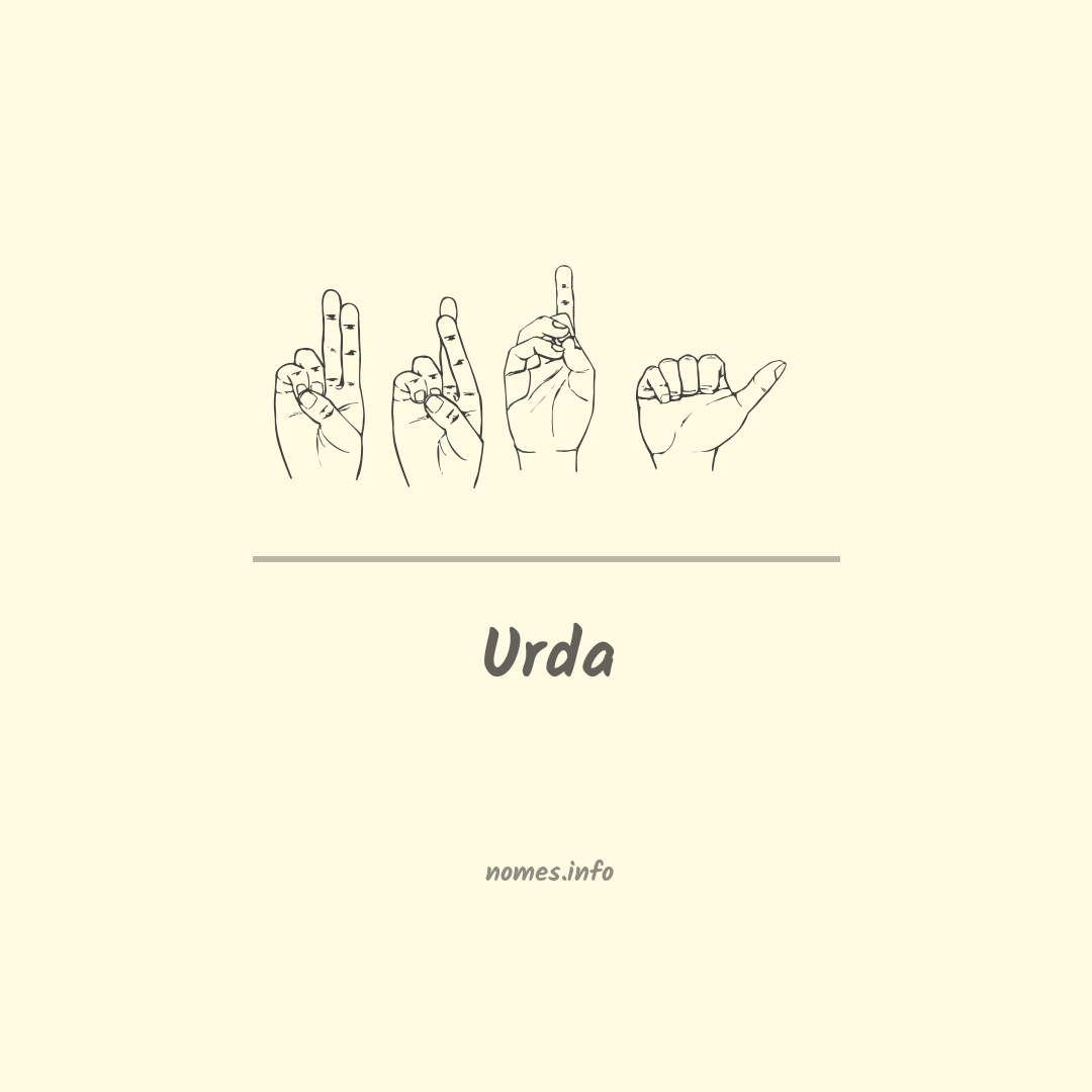 Urda em Libras