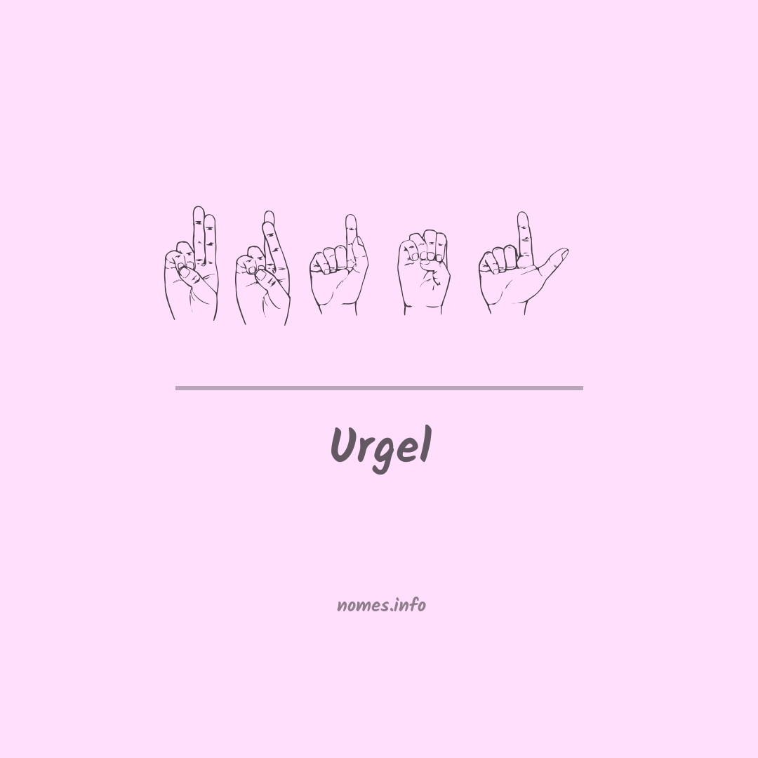 Urgel em Libras