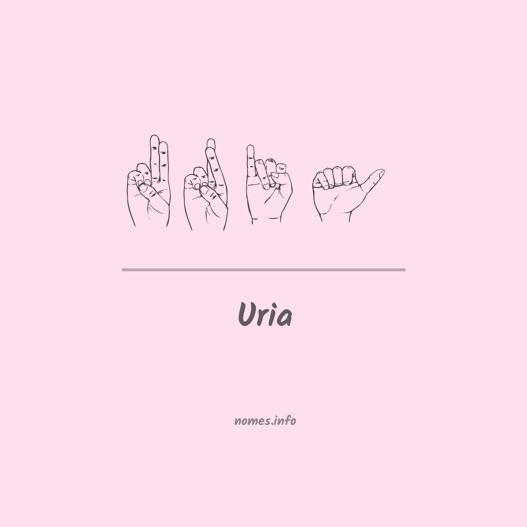 Uria em Libras