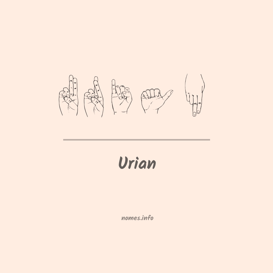 Urian em Libras