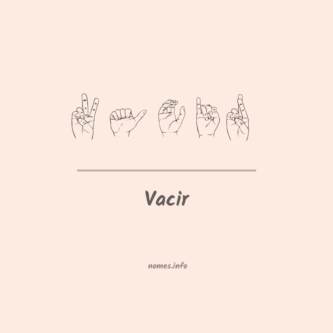 Vacir em Libras