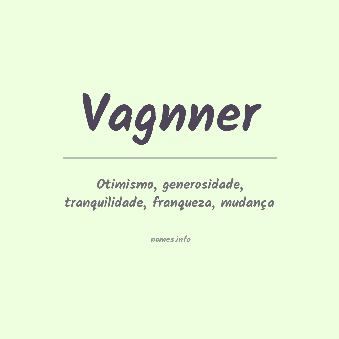 Significado do nome Vagnner