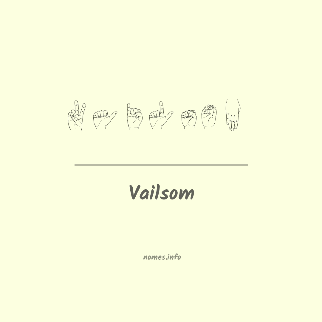 Vailsom em Libras