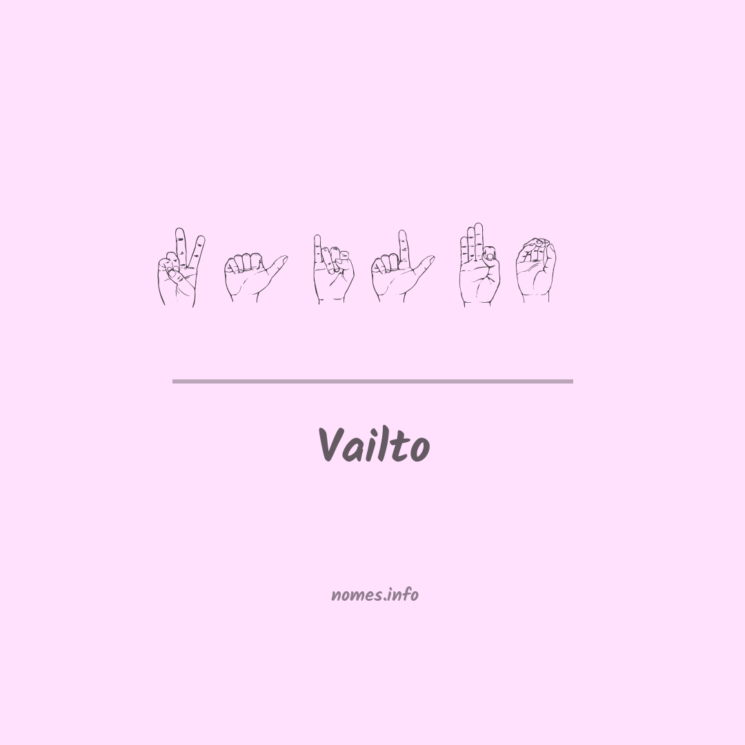 Vailto em Libras