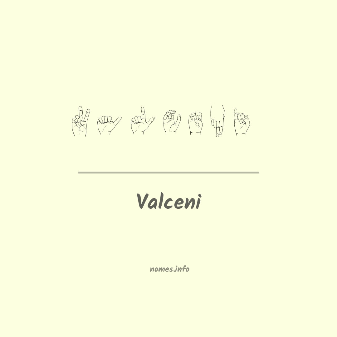 Valceni em Libras