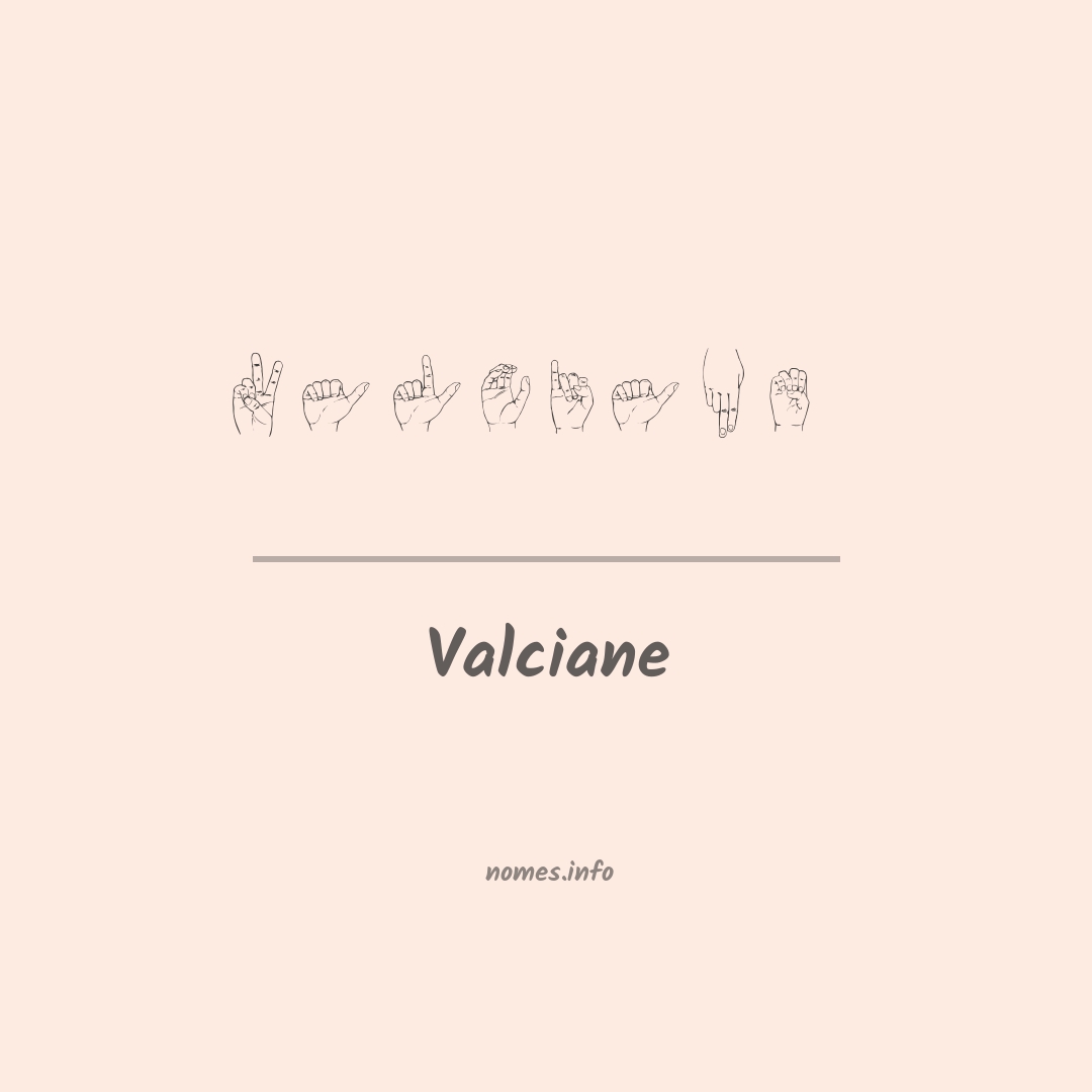 Valciane em Libras