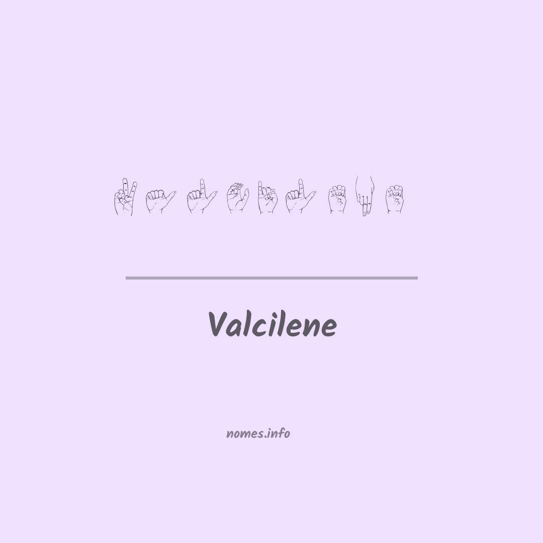 Valcilene em Libras