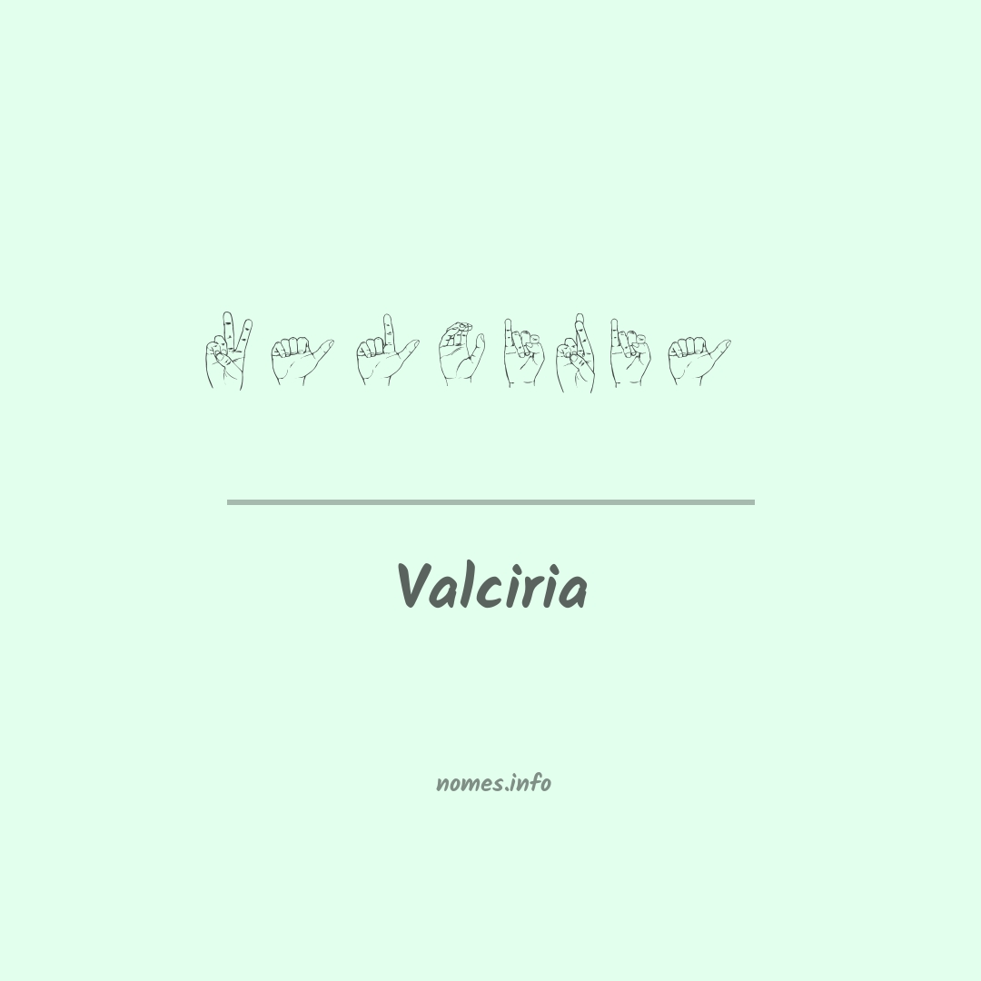 Valciria em Libras