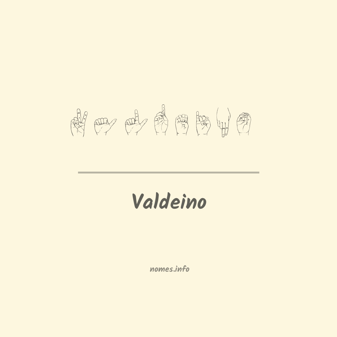 Valdeino em Libras
