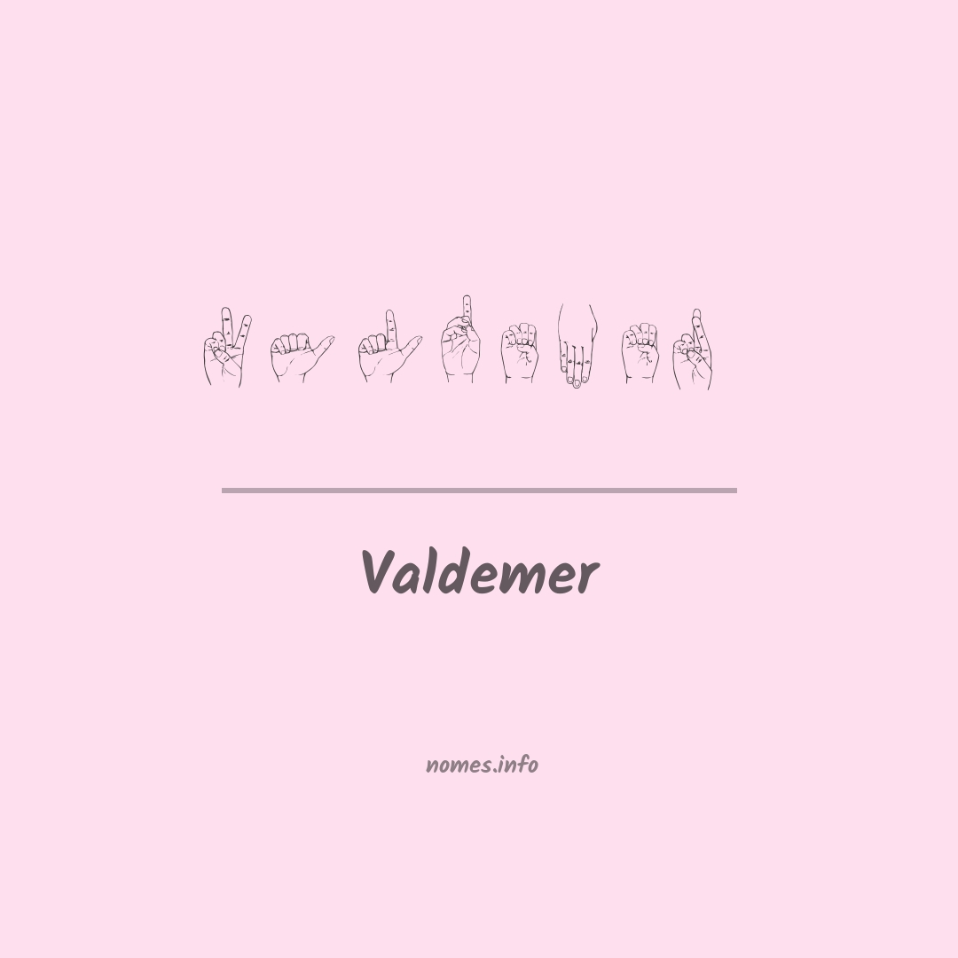 Valdemer em Libras