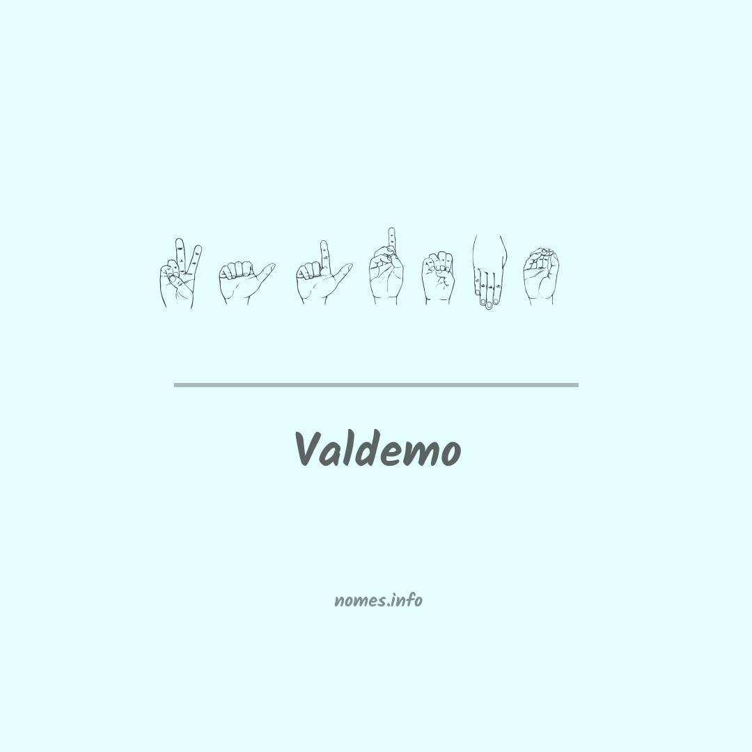 Valdemo em Libras