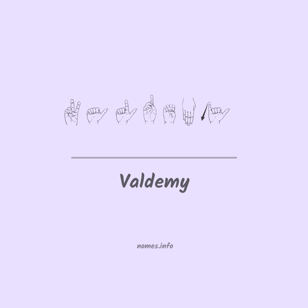 Valdemy em Libras