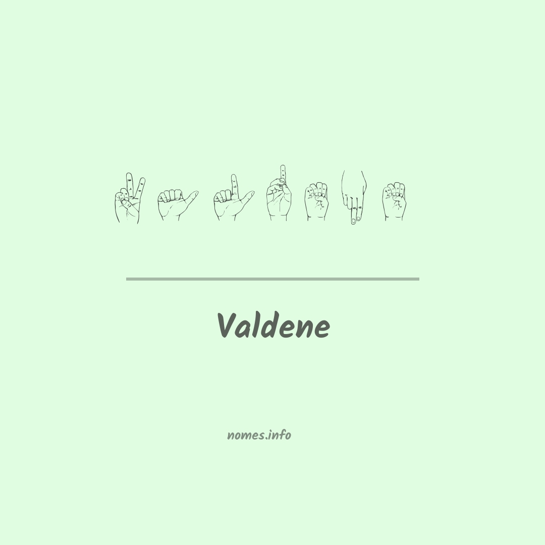 Valdene em Libras