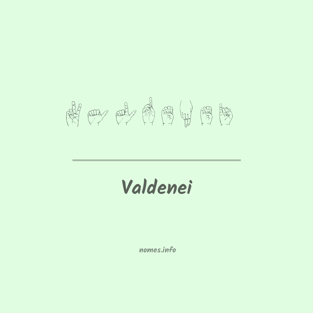 Valdenei em Libras