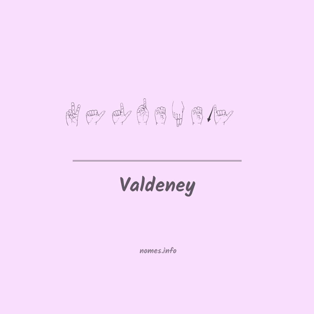 Valdeney em Libras