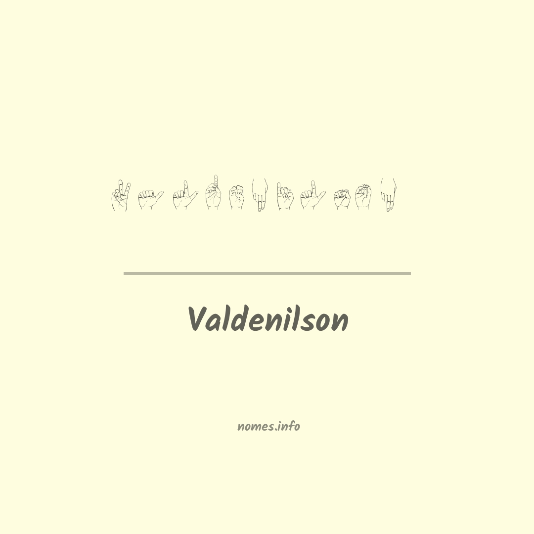 Valdenilson em Libras