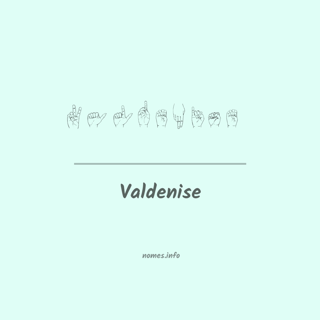 Valdenise em Libras