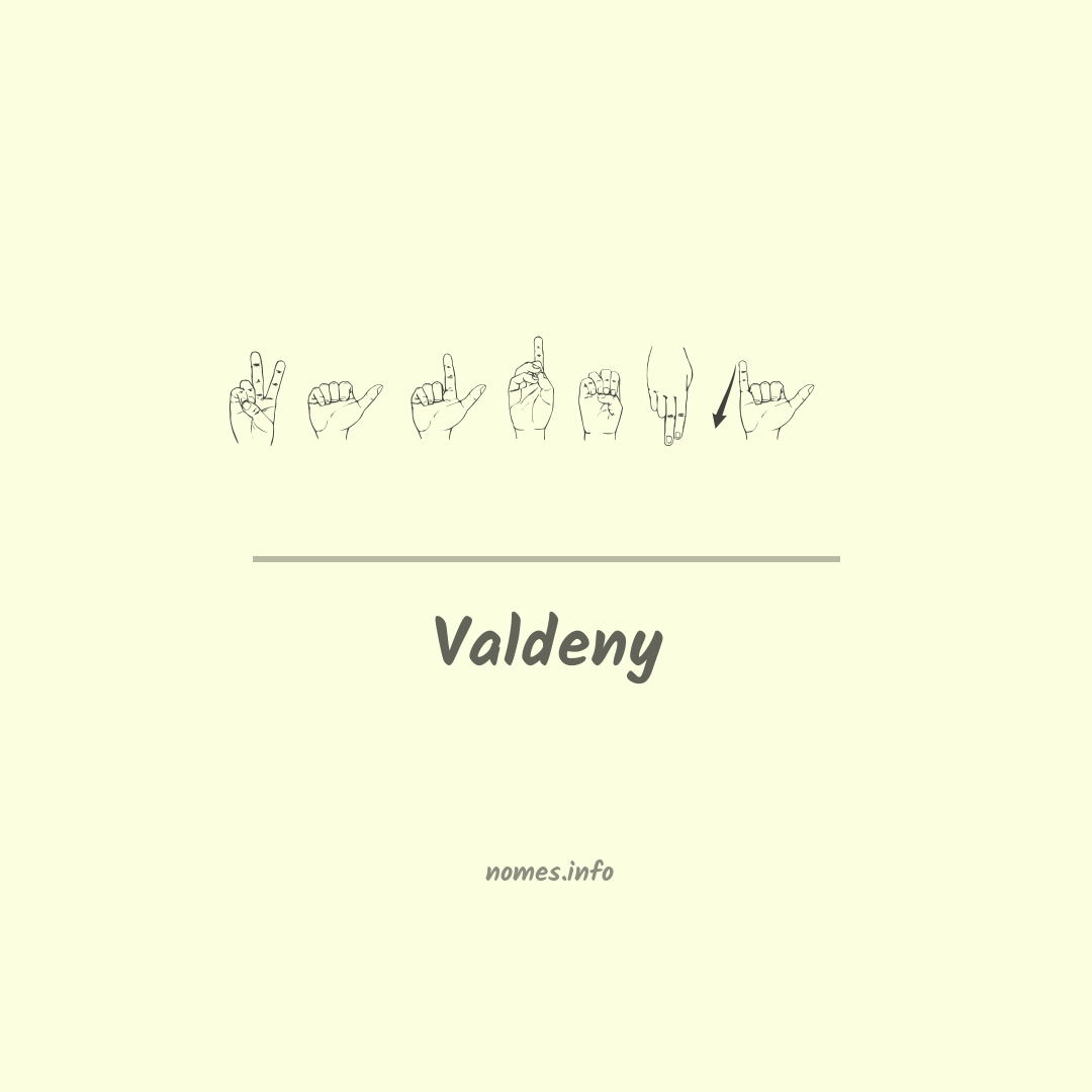Valdeny em Libras