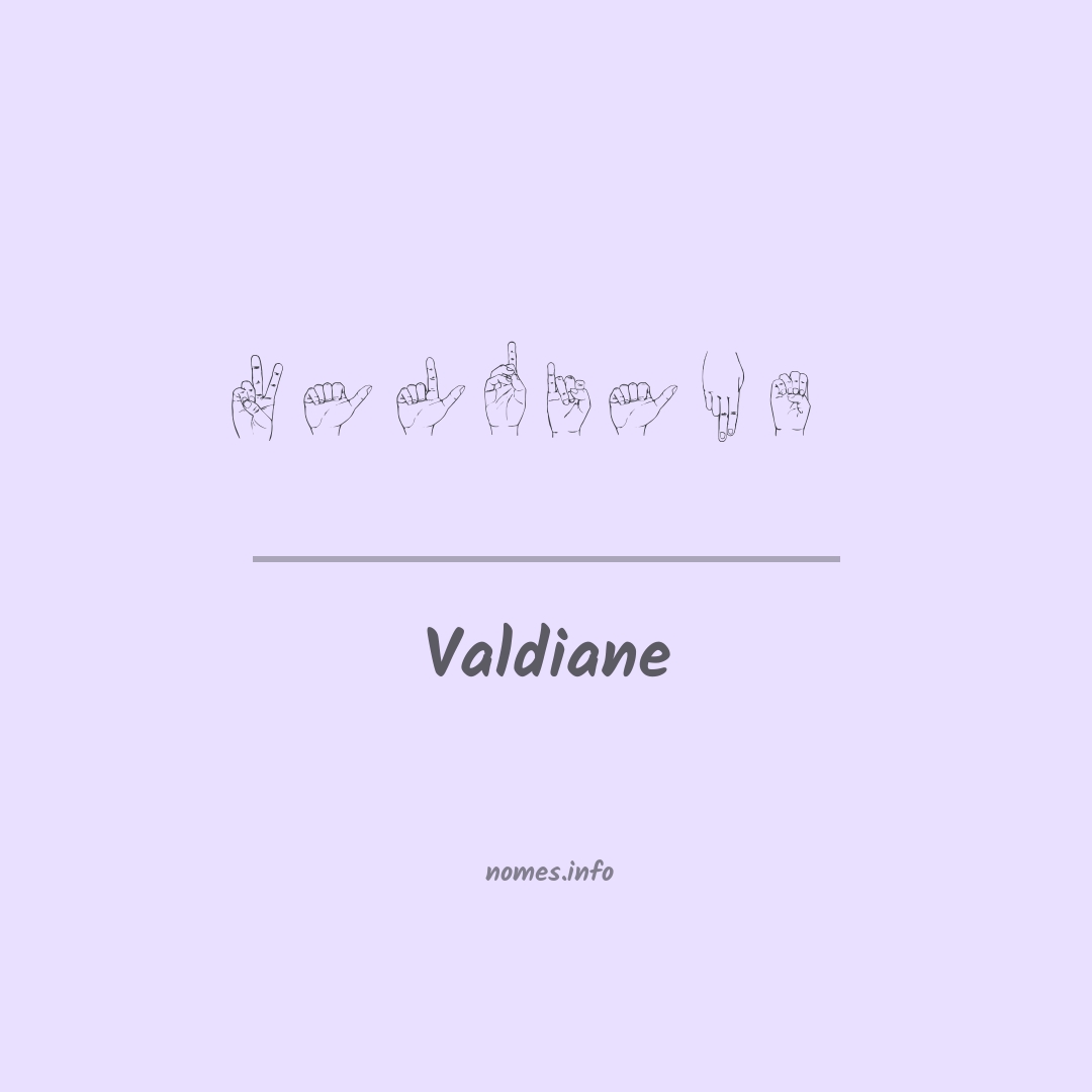 Valdiane em Libras
