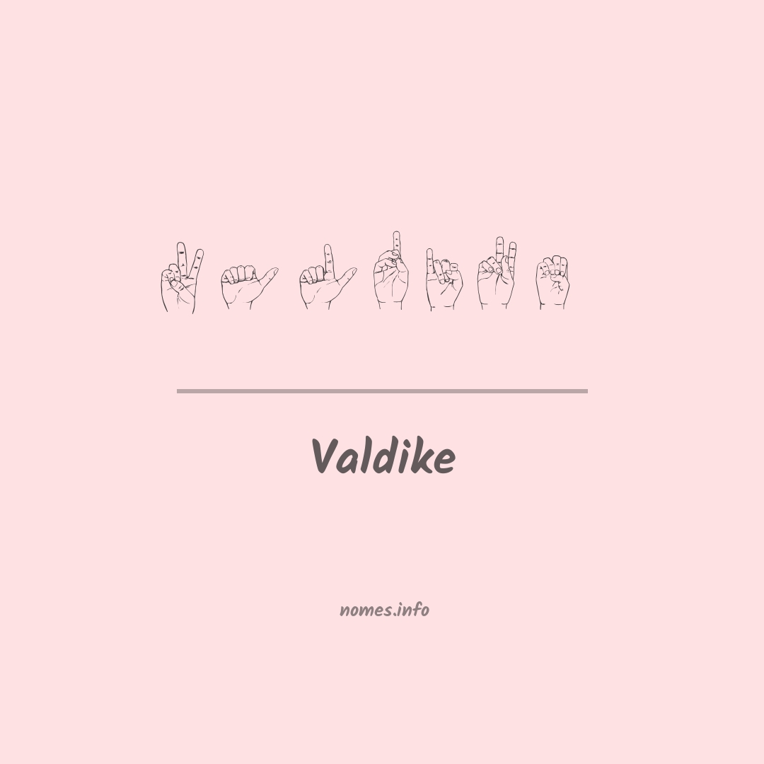 Valdike em Libras