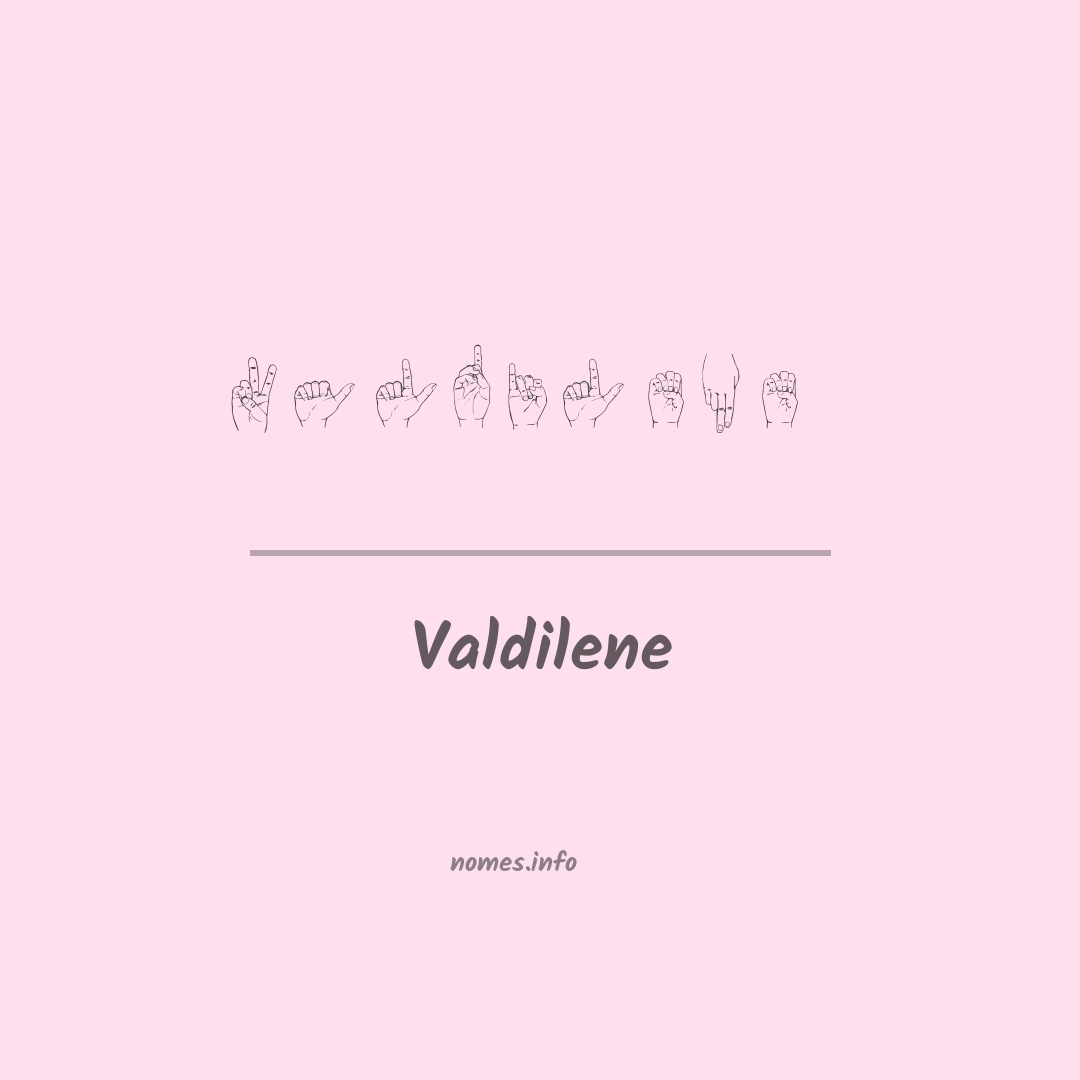 Valdilene em Libras