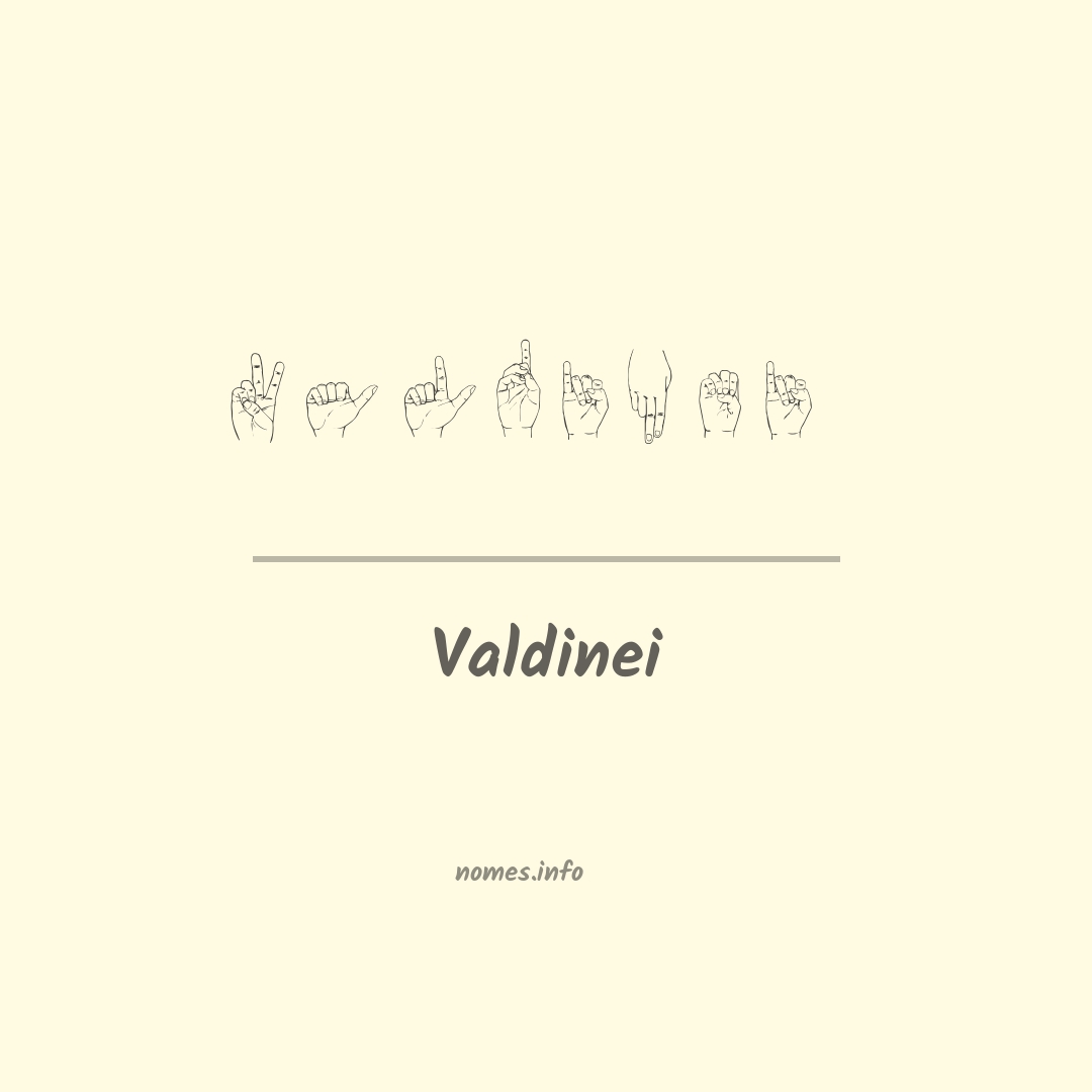 Valdinei em Libras