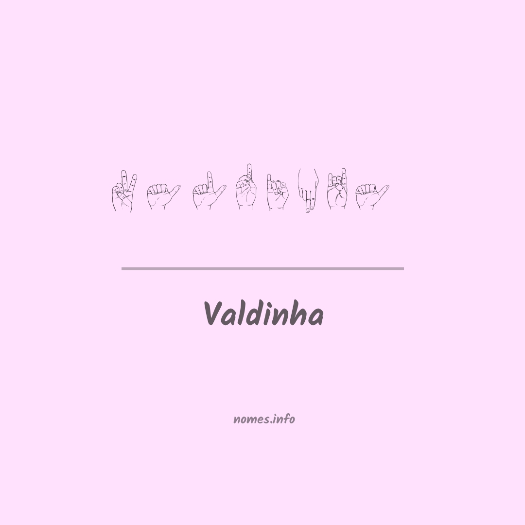 Valdinha em Libras