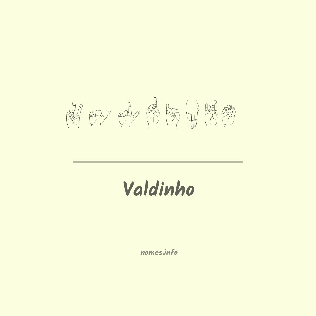 Valdinho em Libras