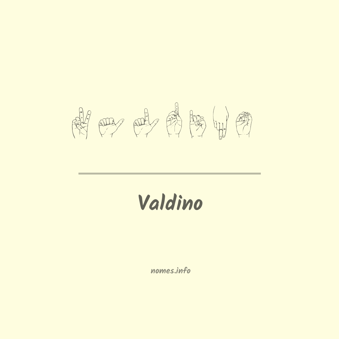 Valdino em Libras