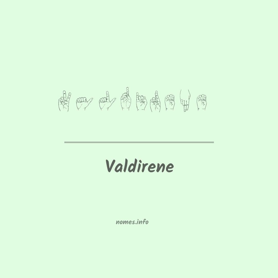 Valdirene em Libras