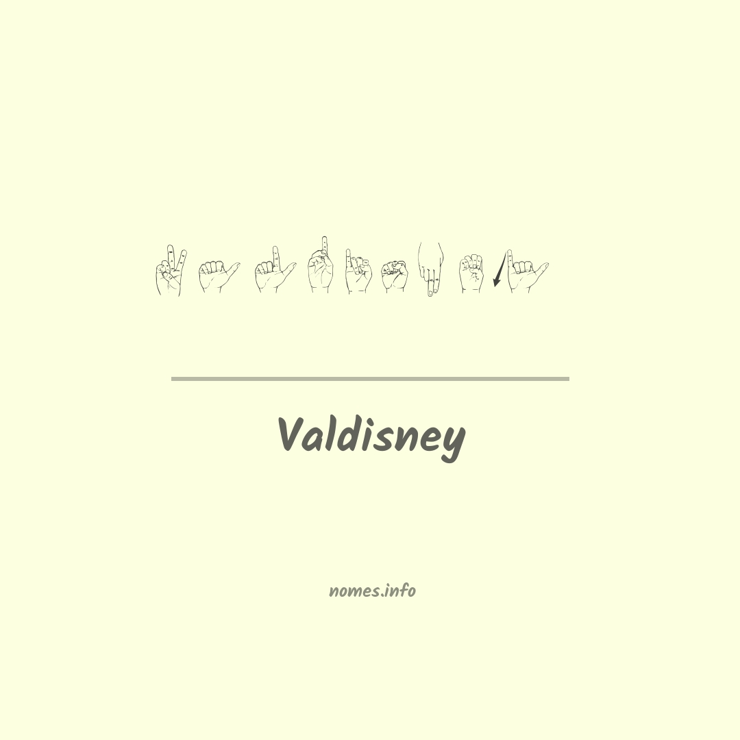 Valdisney em Libras