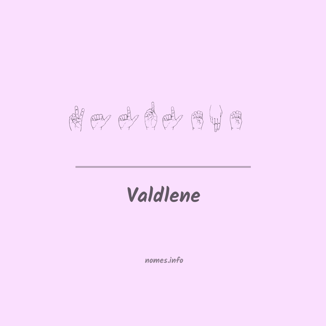 Valdlene em Libras