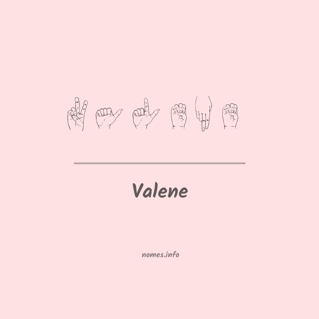 Valene em Libras