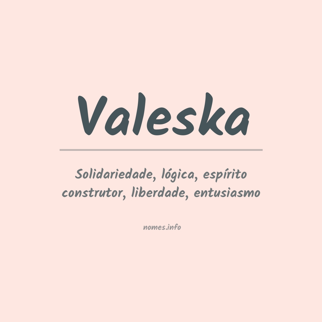Significado do nome Valeska