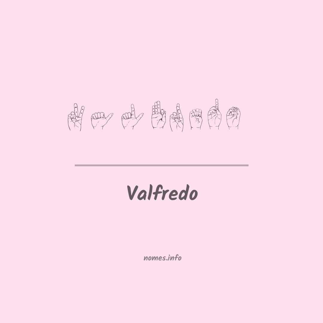 Valfredo em Libras