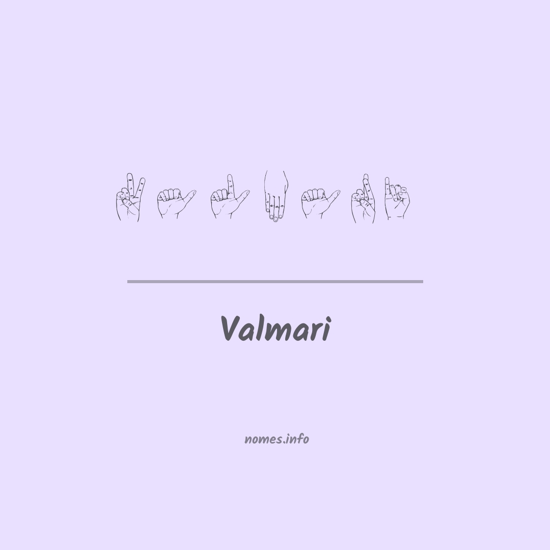Valmari em Libras