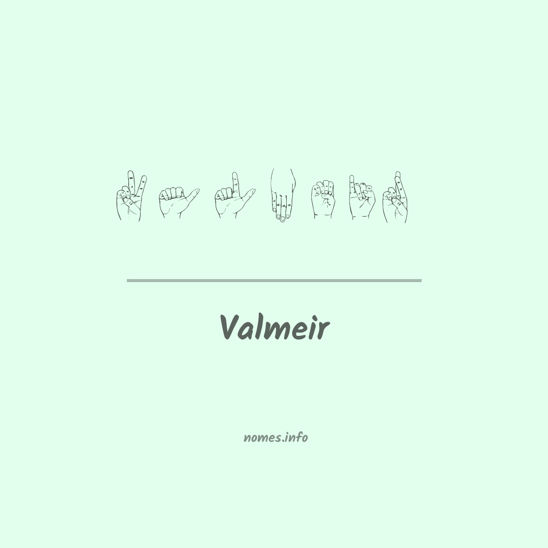 Valmeir em Libras