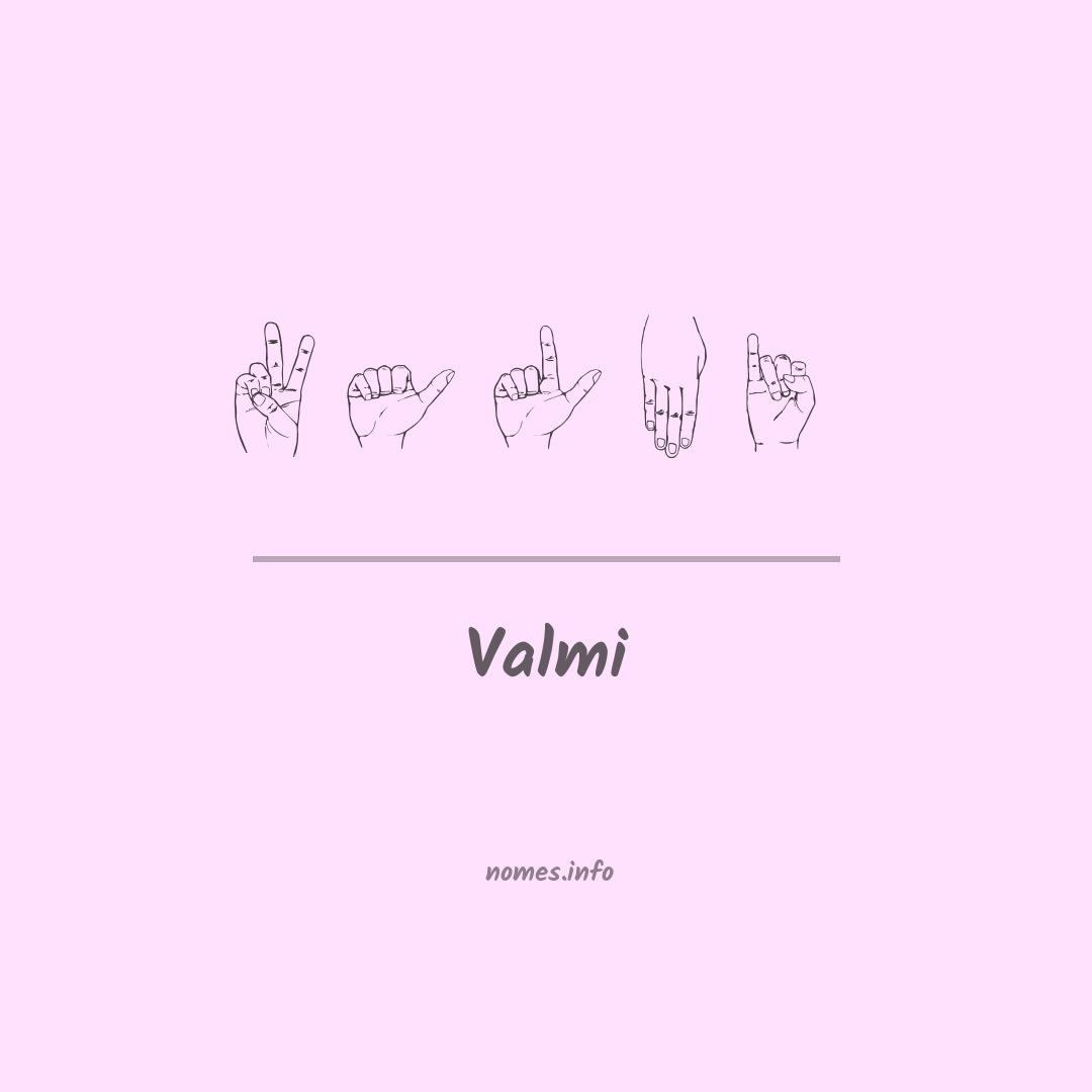 Valmi em Libras