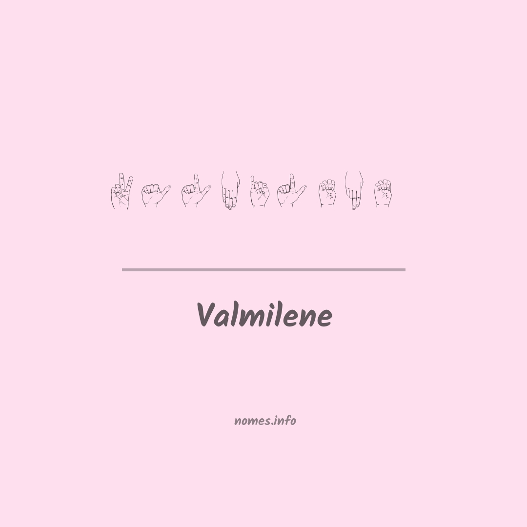 Valmilene em Libras