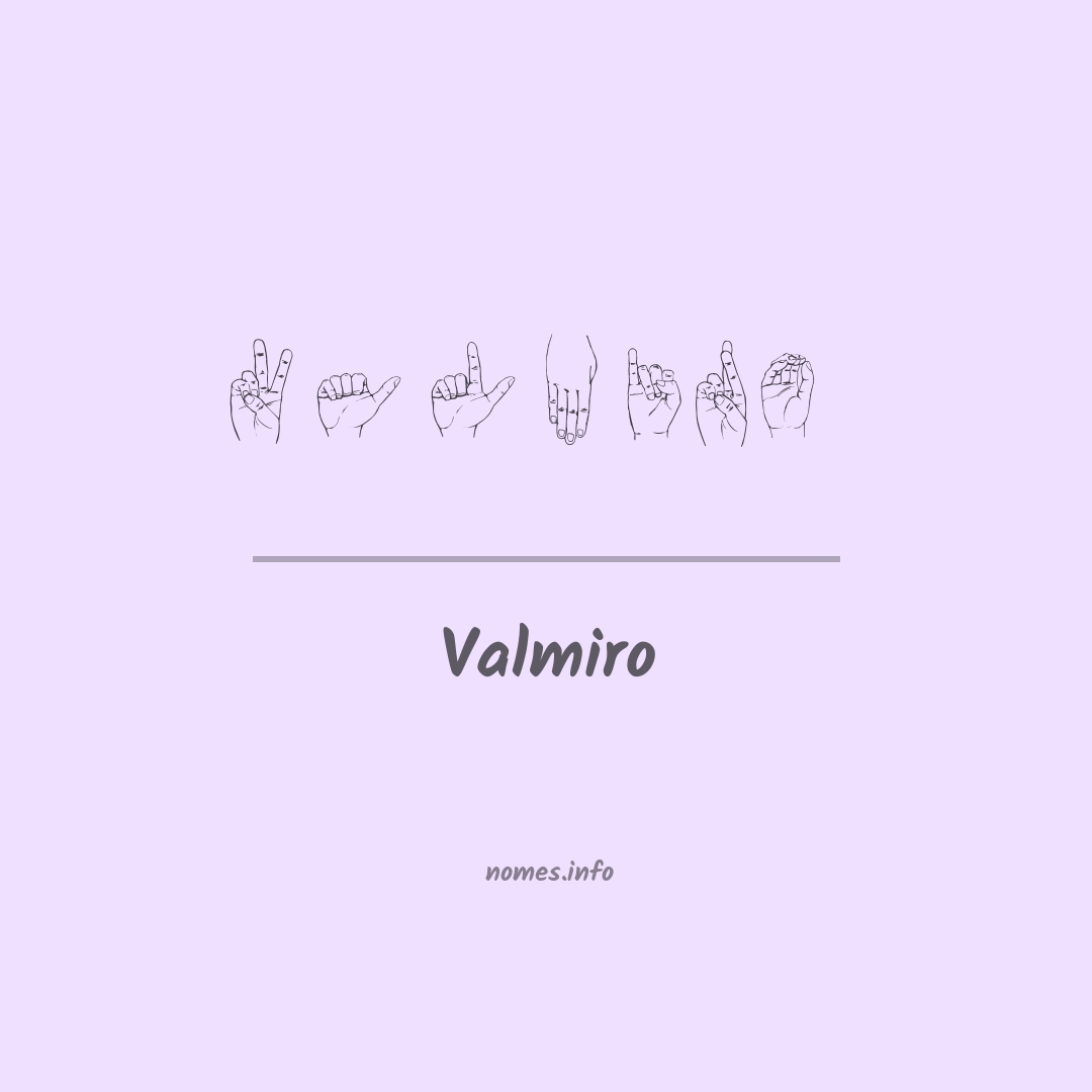 Valmiro em Libras