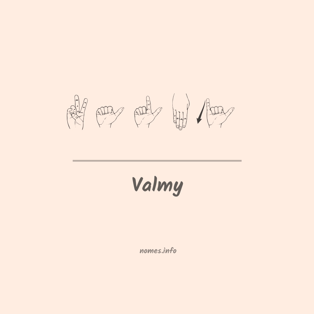 Valmy em Libras