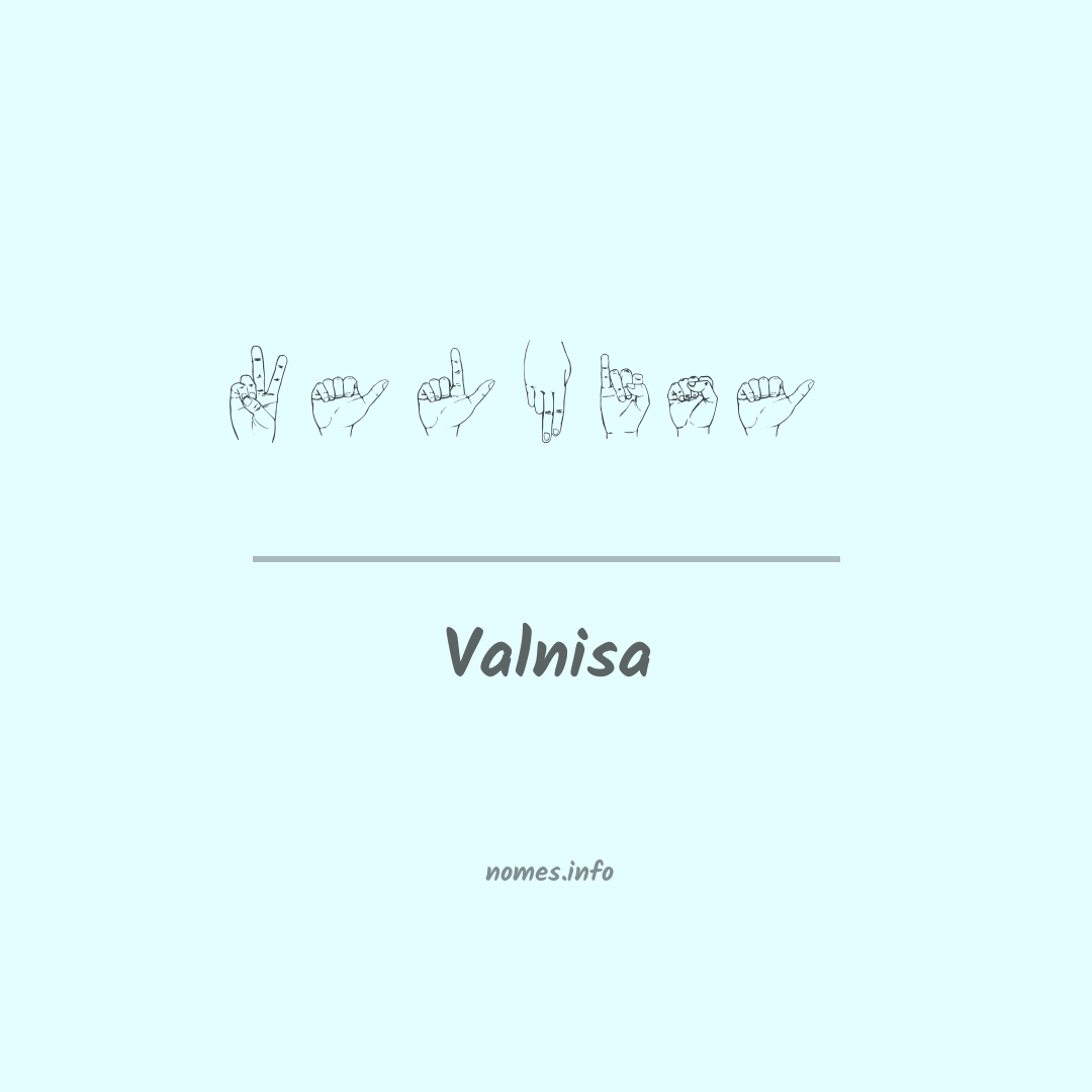 Valnisa em Libras