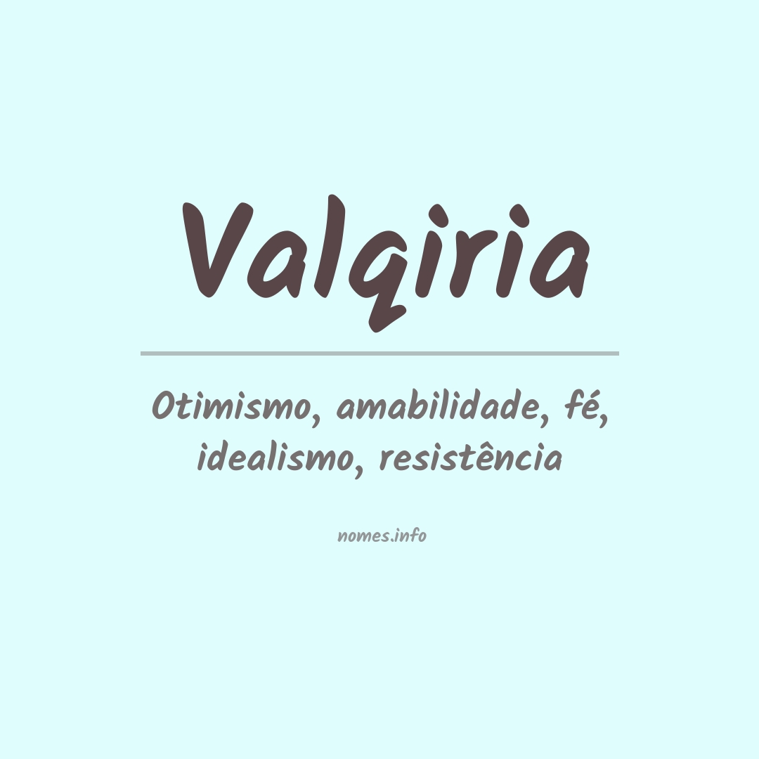 Significado do nome Valqiria