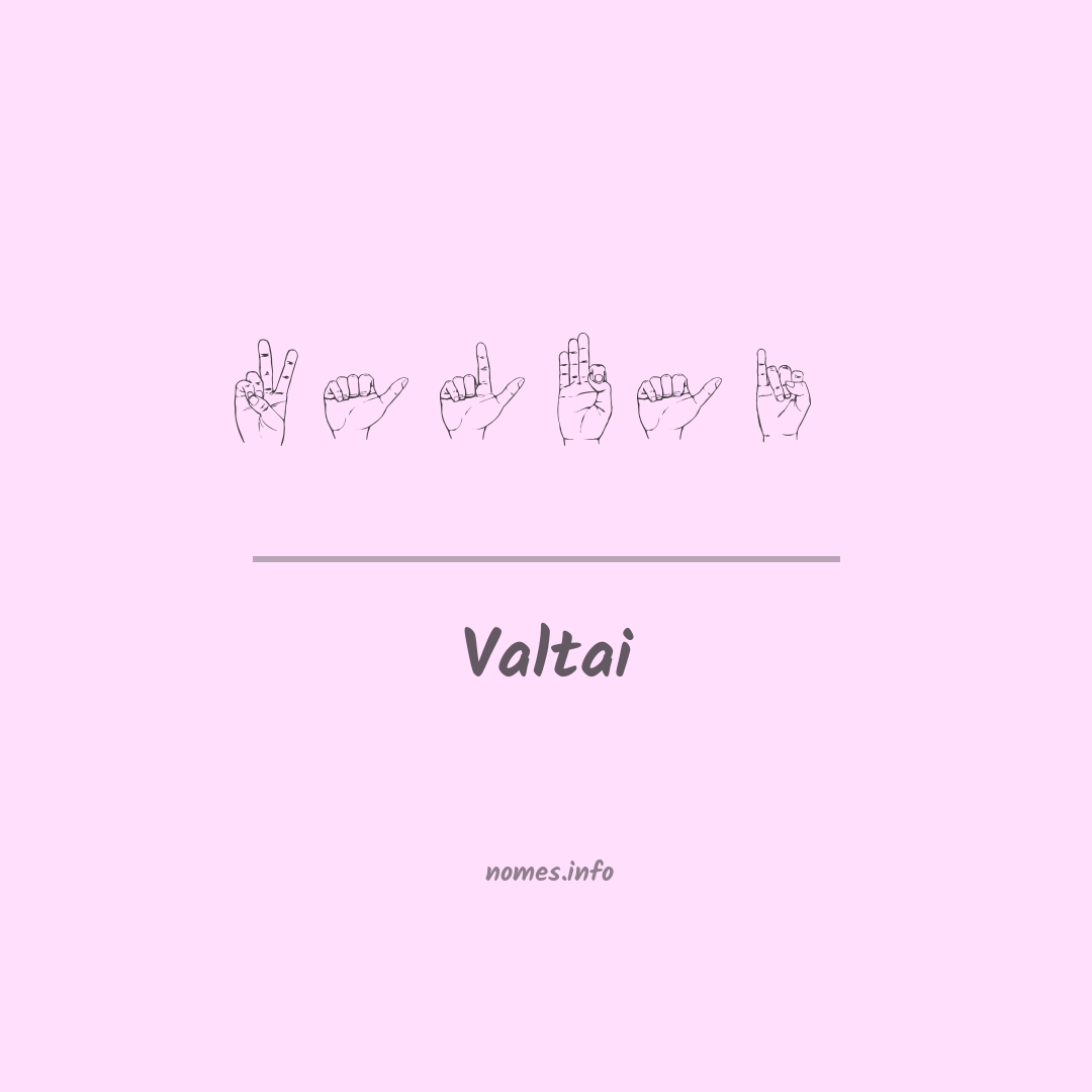 Valtai em Libras
