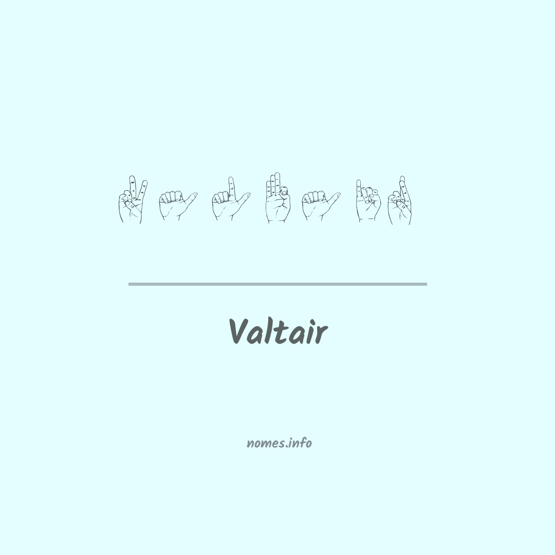 Valtair em Libras
