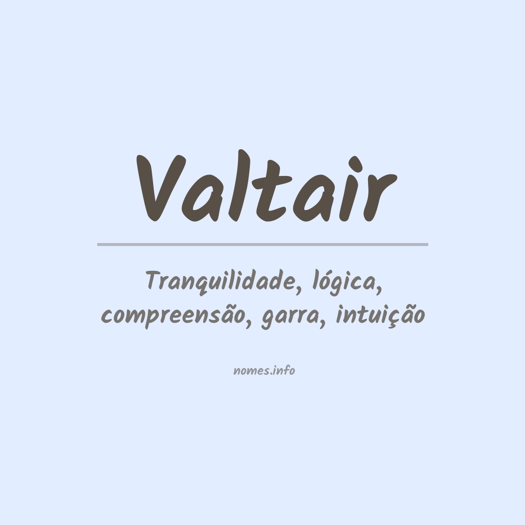 Significado do nome Valtair