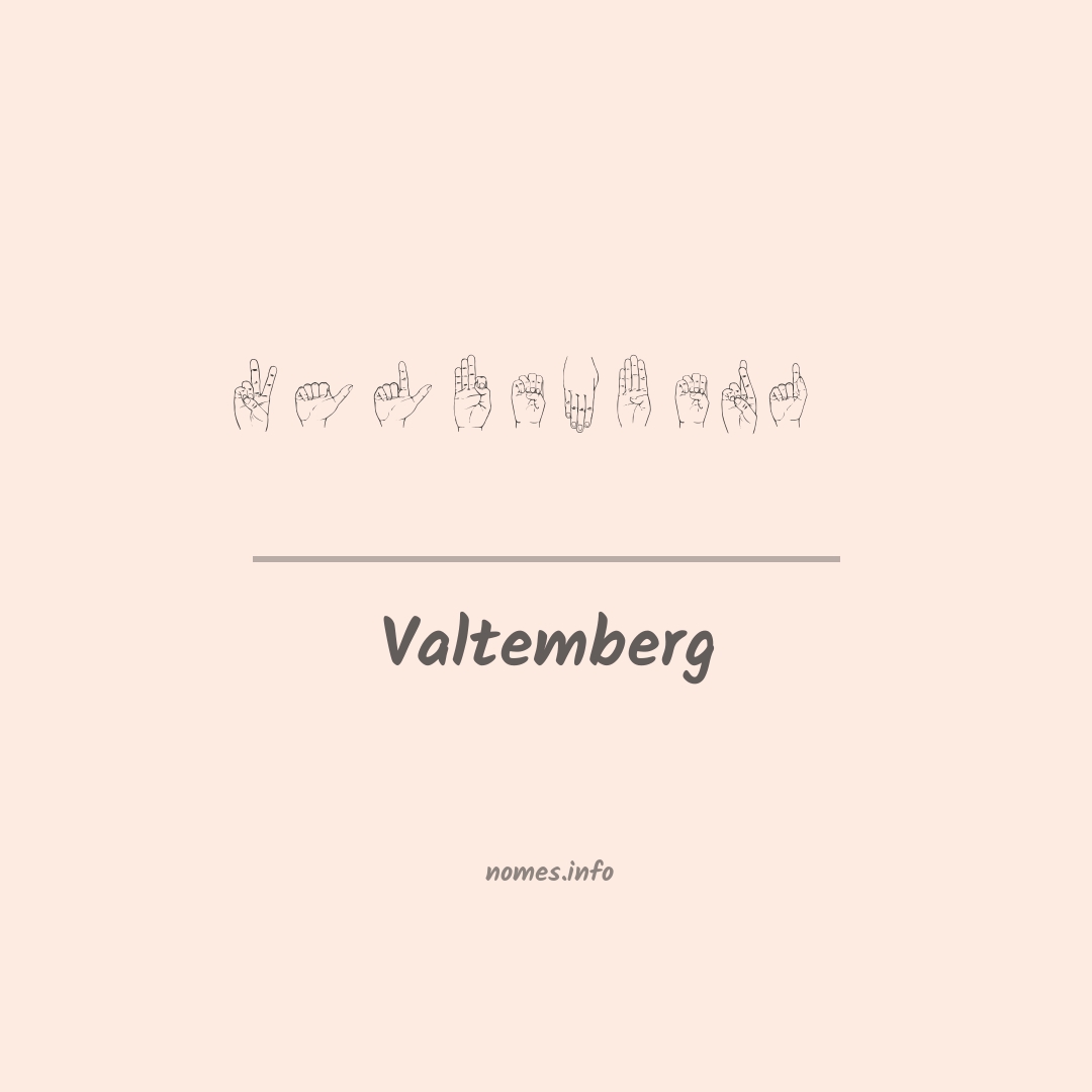 Valtemberg em Libras