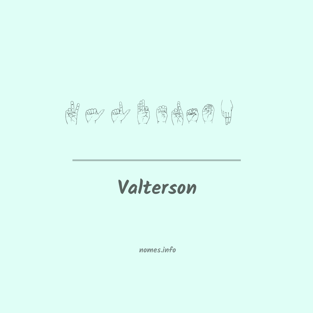 Valterson em Libras