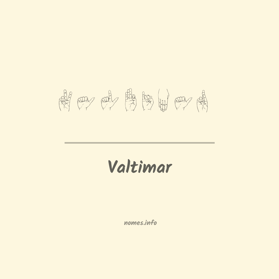 Valtimar em Libras