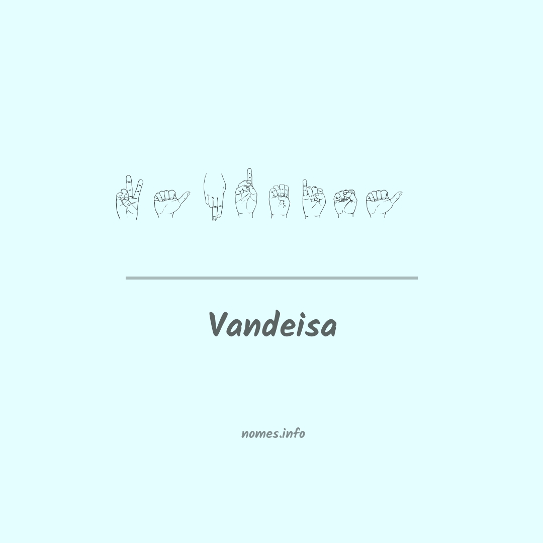 Vandeisa em Libras